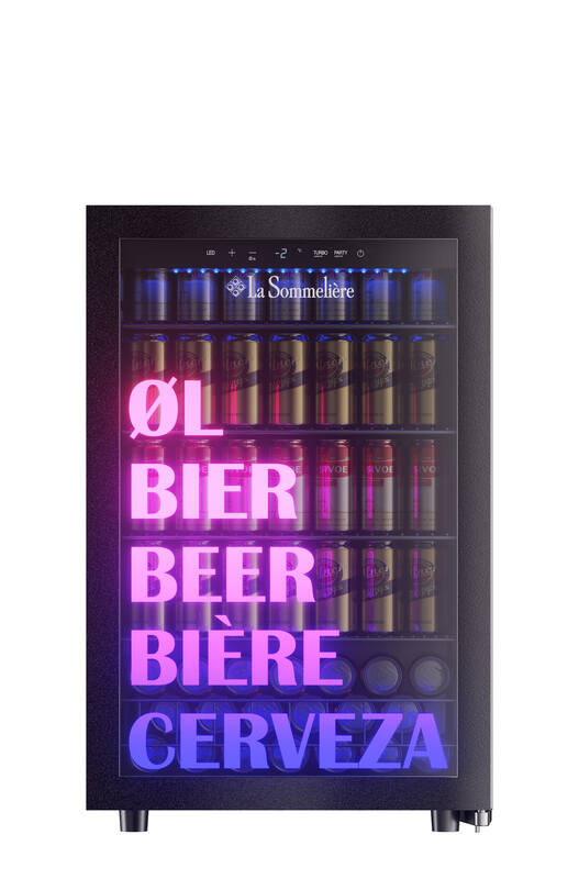 La Sommelière – BEER150 – Bierkühlschrank mit Temepratureinstellungen von -6°C bis +18°C – 128 L